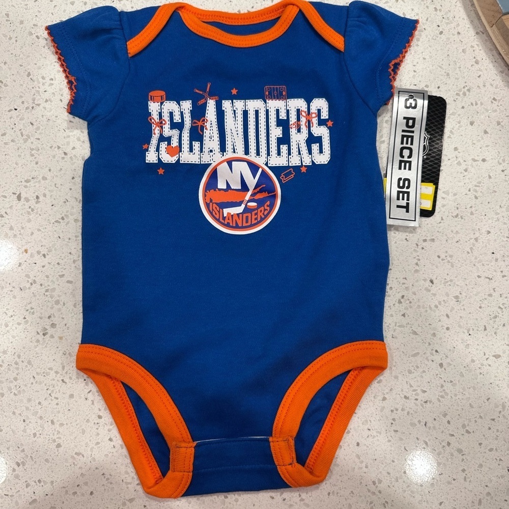 NHL Blue and Orange Infant Bodysuit